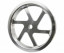 KRC 4.2'' 6 Rib Power Steering Pulley, Polished